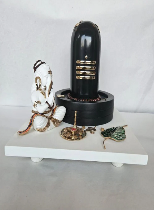 Ganesha with Shivling(Large)