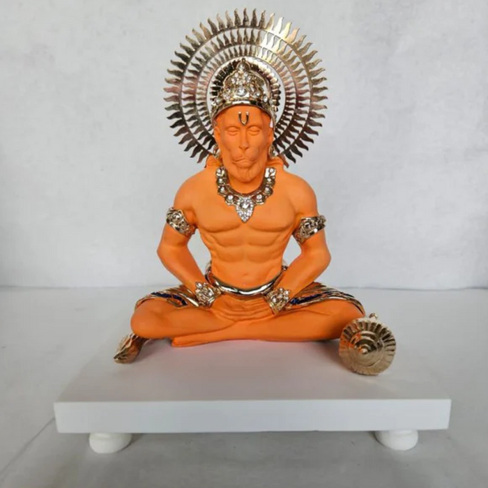 Meditating Hanuman ji