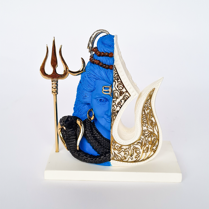 Trishul Shiv Ji (White)