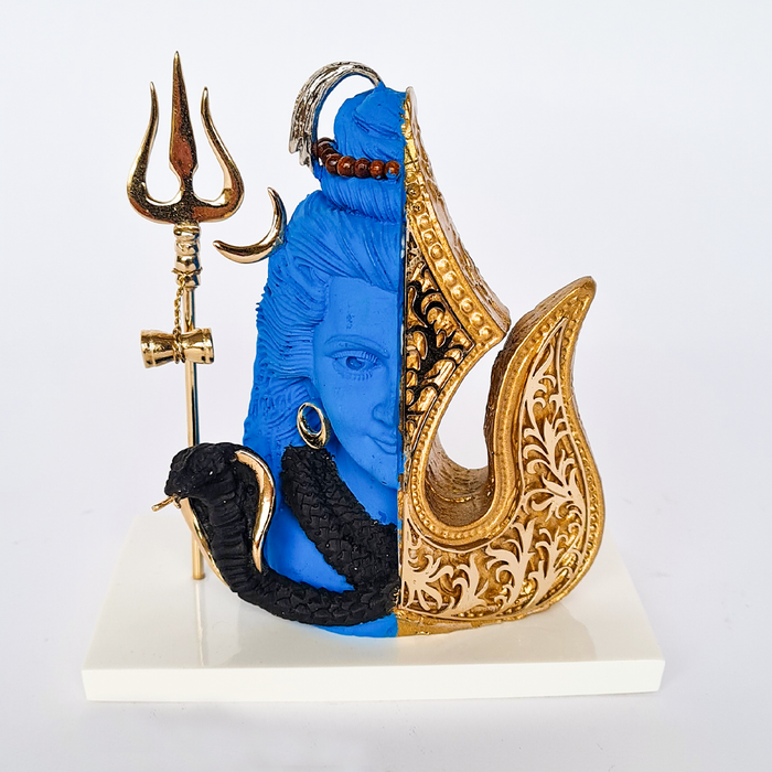 Trishul Shiva (Gold Plated)