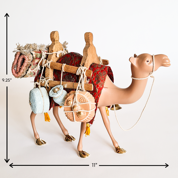 Travelling Camel(embellished with electro plated metal)