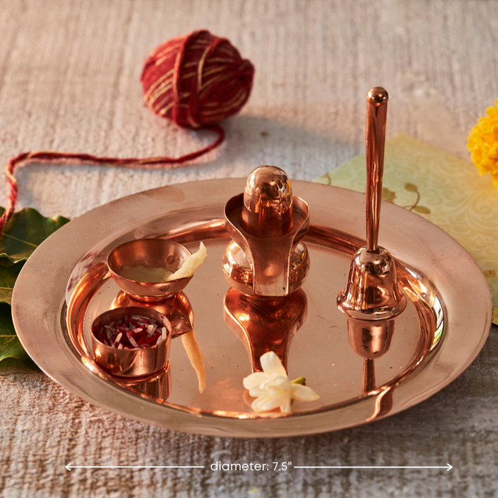 Copper Puja Thaali