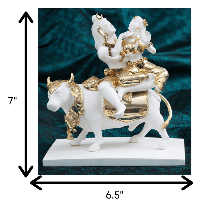 Shiva & Parvati (with Nandi)