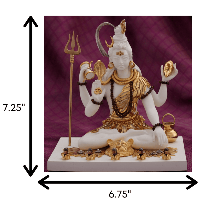 Shiva With Five shiv ling (sitting)