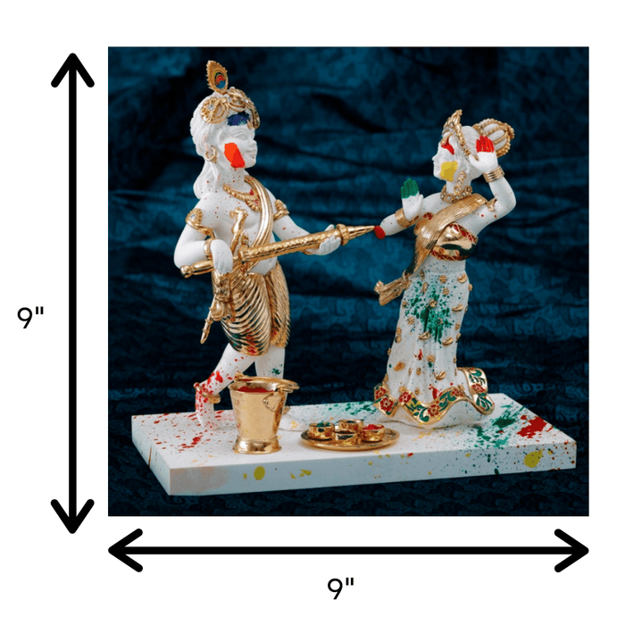 Radha & Krishna (playing Holi)