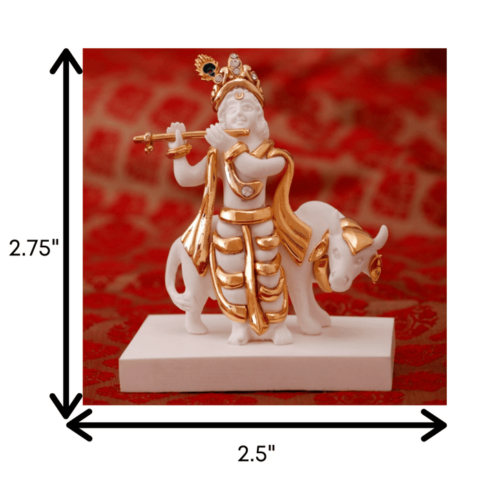 Krishna (with cow, small)