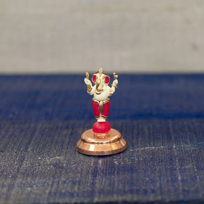 Ganesha standing (with stone inlay)