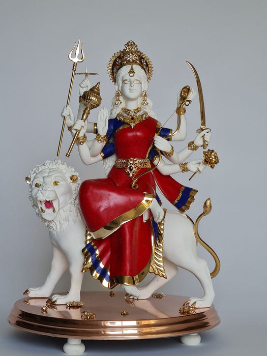Sheranwali Mata (with stone inlay)