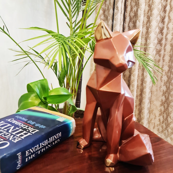 Future Fox (embellished with electro plated metal)