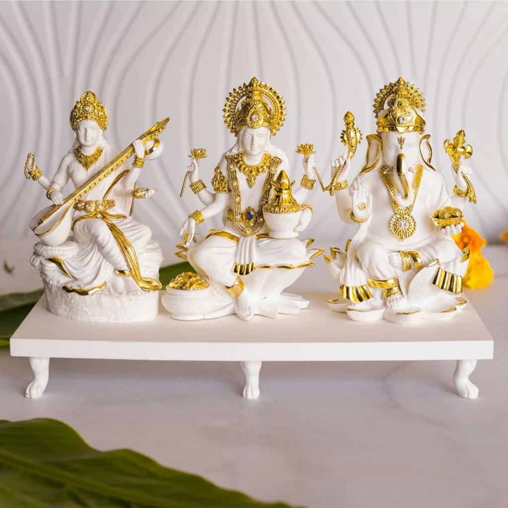 Laxmi,Ganesha & Saraswati (Medium) — Kim Krafts