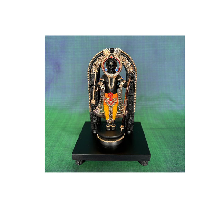 Ram Lala(Black with jewellry)