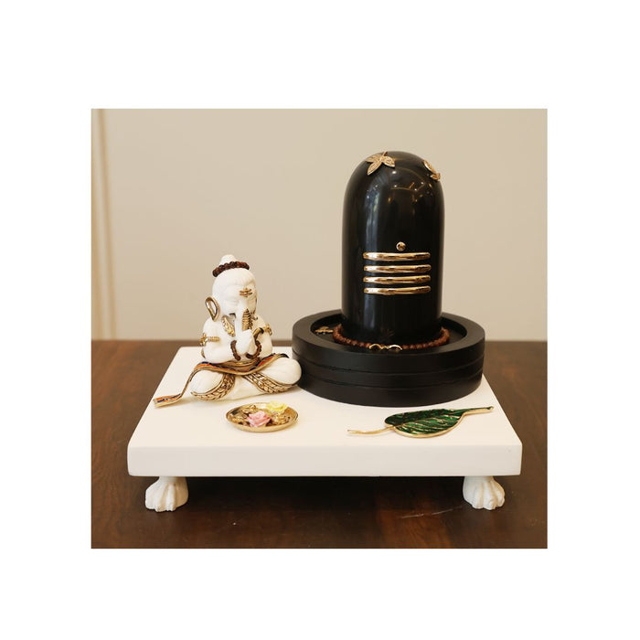 Ganesha with Shivling(Small)