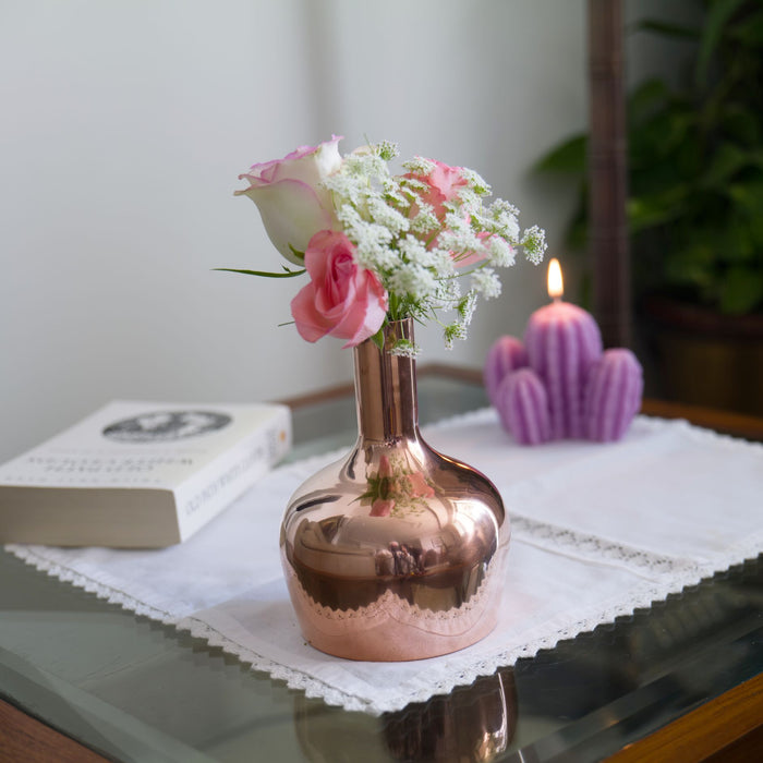 Copper Flower Vase (plain)