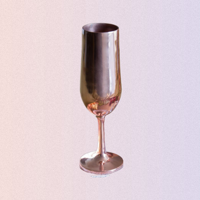 Copper Flute Glass (Plain)
