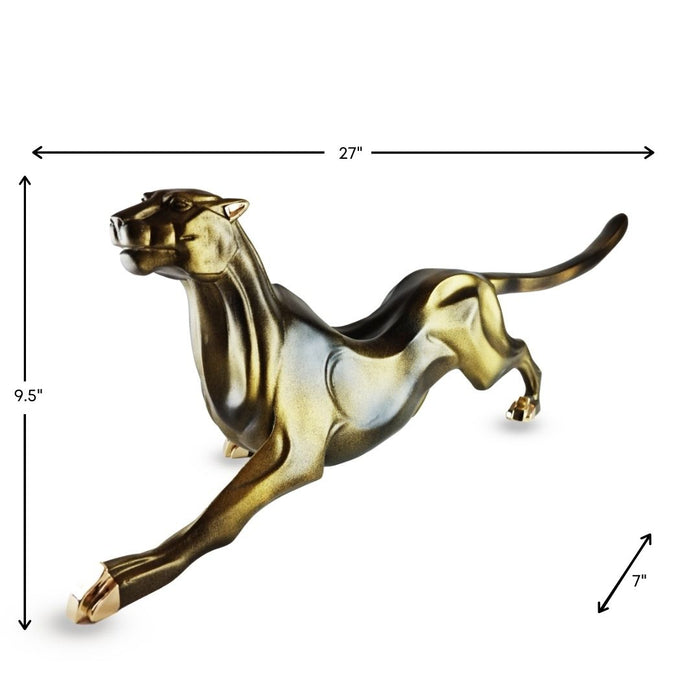 Bolt Panther (embellished with electro plated metal)